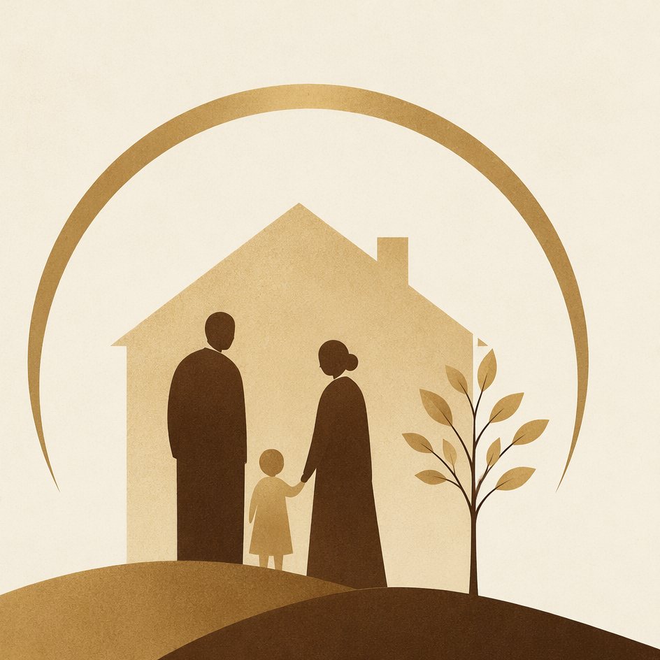 Ilustração da área de Direito de Família e Sucessões